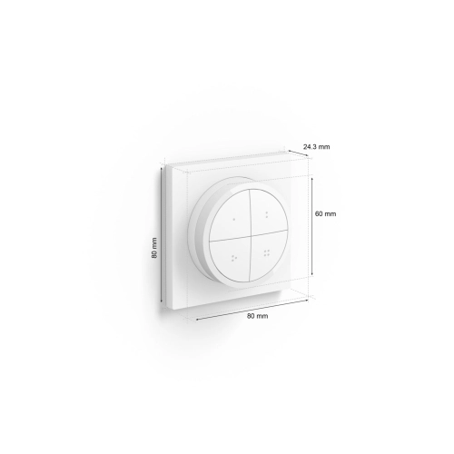 Dálkový ovladač Philips Hue Tap Dial Switch 8719514440999 bílý (obrázek 4)