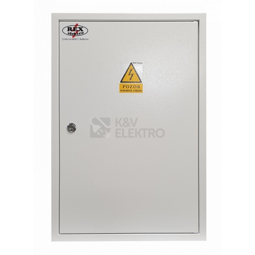 Elektroměrový rozvaděč pro fotovoltaiku REX Elektro RE 1/1 FVE zapuštěný bílý pro EGD (E.ON) 51005