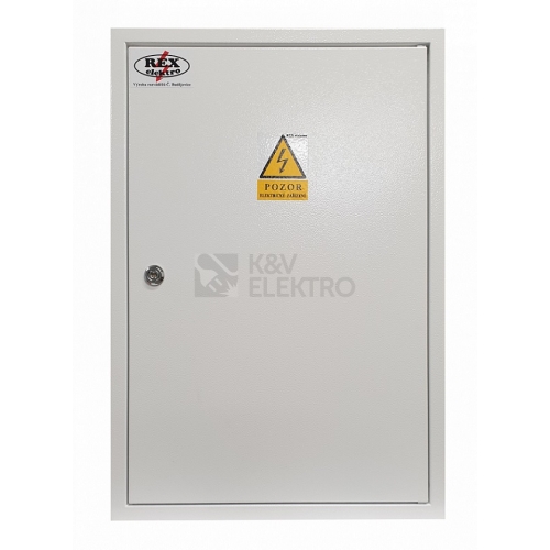  Elektroměrový rozvaděč pro fotovoltaiku REX Elektro RE 1/1 FVE zapuštěný bílý pro ČEZ EGD (E.ON) 51055
