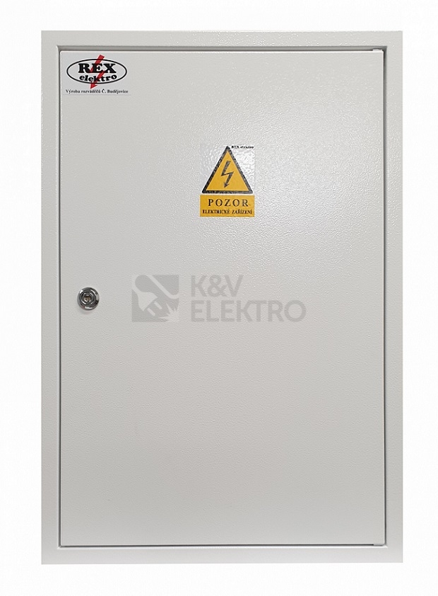 Obrázek produktu  Elektroměrový rozvaděč pro fotovoltaiku REX Elektro RE 1/1 FVE zapuštěný bílý pro ČEZ EGD (E.ON) 51055 0