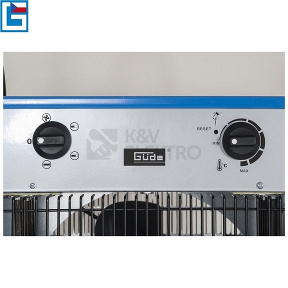 Obrázek produktu  Elektrický přímotop 15kW 400V Güde GH 15 EV 85014 3