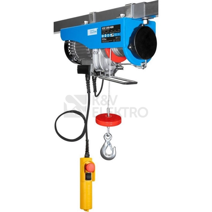 Obrázek produktu Elektrický lanový zvedák 750W GSZ 200/400kg Güde 1706 0