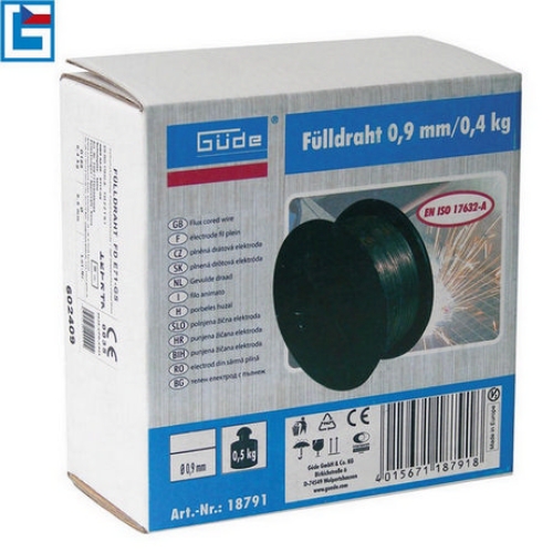 Plněná drátová elektroda 0,4kg 0,9mm Güde 18791