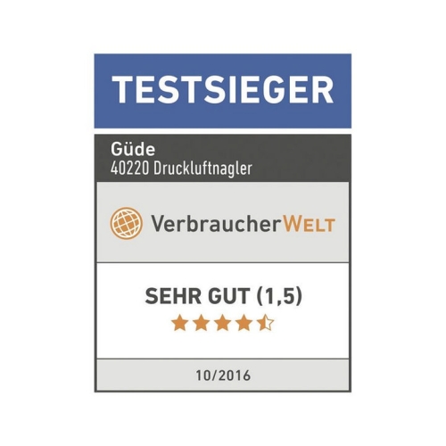 Pneumatická sponkovačka/hřebíkovač KOMBI sada Güde 40220