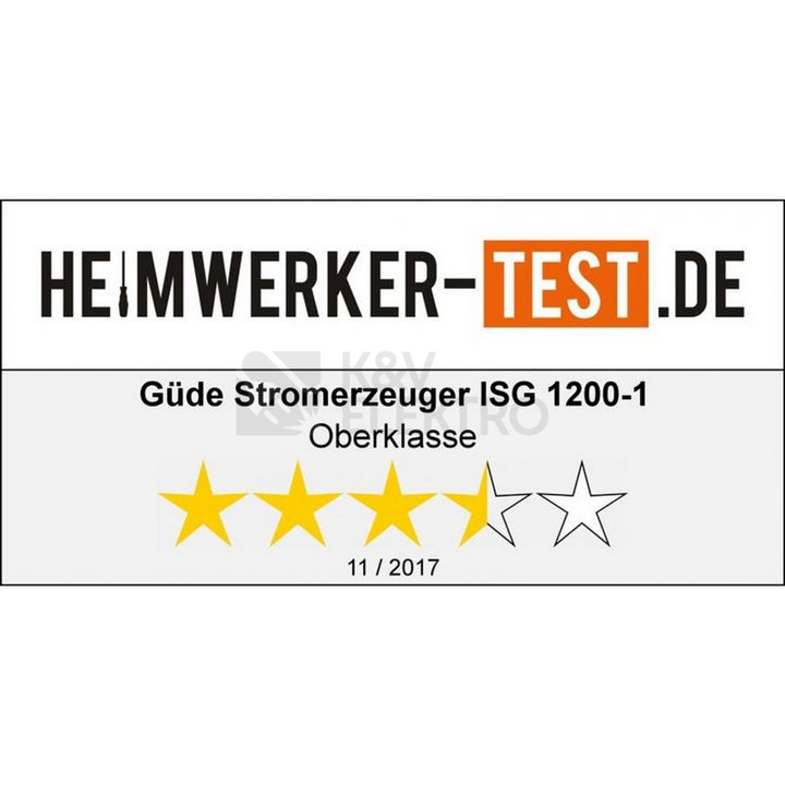 Obrázek produktu  Elektrocentrála invertorový generátor Güde ISG 1200-1 40719 1kW 1x230V + 1x12V 5