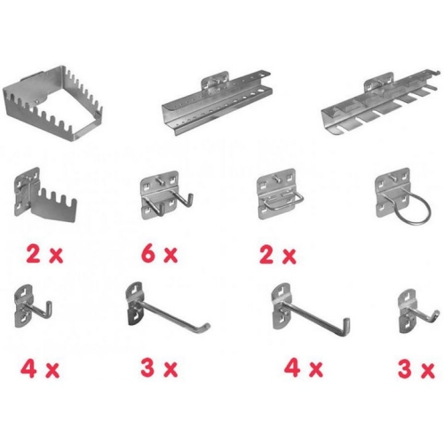Levně Sada závěsných háků a držáků Güde 40768