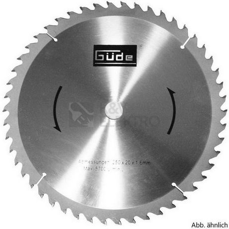 Obrázek produktu Pilový kotouč Güde SK 315x30mm 48zubů 55185 0