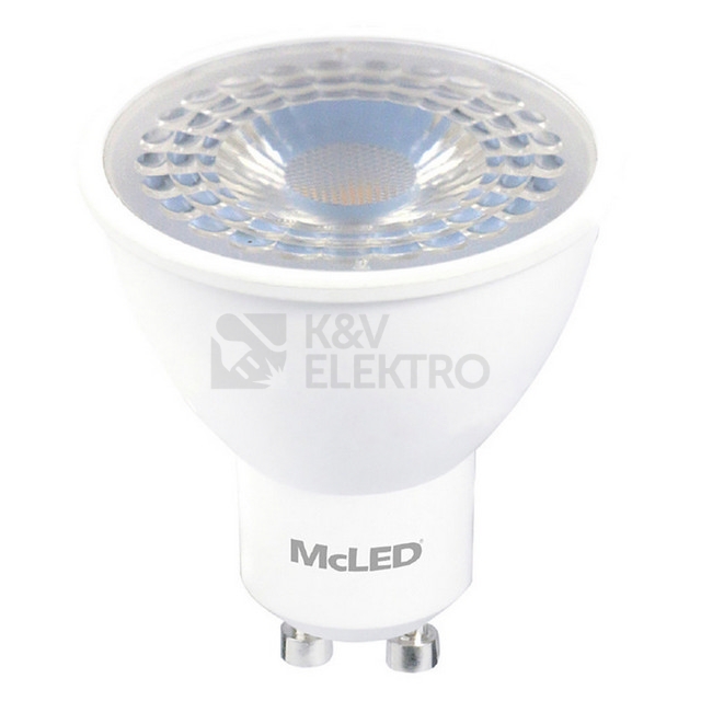 Obrázek produktu LED žárovka GU10 McLED 4,9W (60W) neutrální bílá (4000K), reflektor 38° ML-312.168.87.0 1