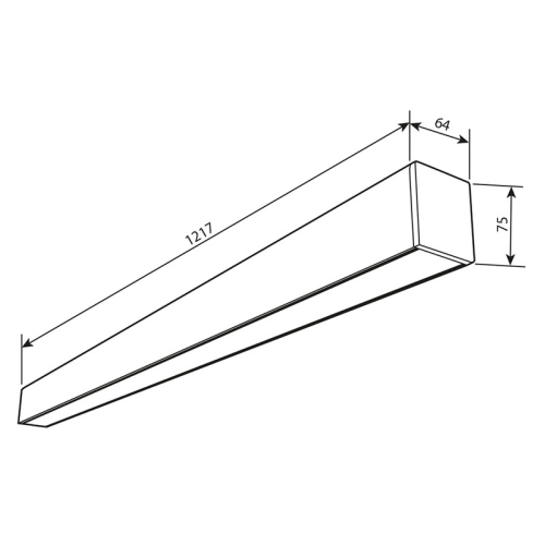 LED svítidlo McLED Fashion 40W 4000K černá ML-416.005.32.0