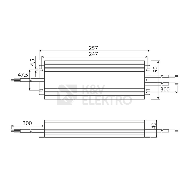 Obrázek produktu LED napájecí zdroj McLED 24VDC 15A 360W ML-732.098.45.1 4