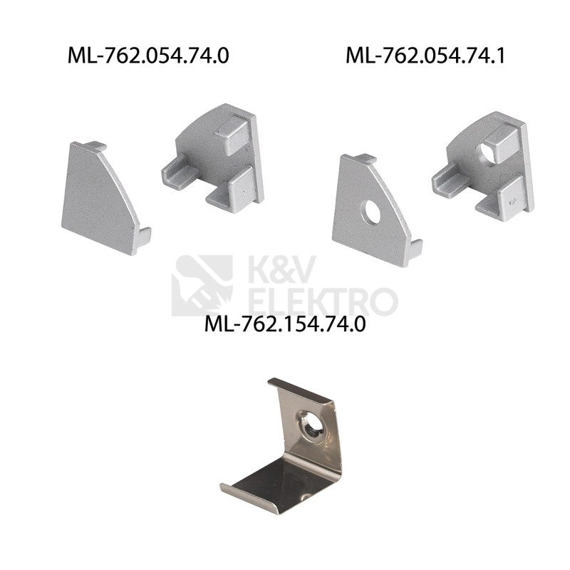 Obrázek produktu Rohový hliníkový profil McLED RT2 18x18mm včetně mléčného difuzoru 1m ML-761.054.74.1 5