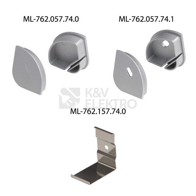 Obrázek produktu Rohový hliníkový profil McLED RL2 30x30mm včetně mléčného difuzoru 2m ML-761.057.74.2 2