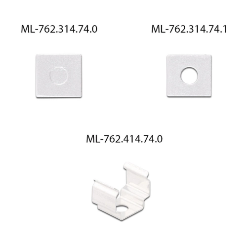 Přisazený hliníkový profil bílý McLED PW 11x11mm včetně mléčného difuzoru 2m ML-761.314.74.2 (obrázek 3)