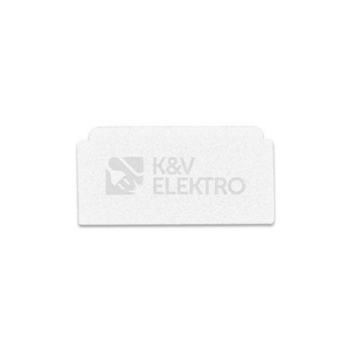 Koncovka LED profilu PG2 bez otvoru bílá McLED ML-762.312.74.0