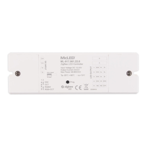 ZigBee přijímač pro ovladače CCT RGB RGBW RGB+CCT McLED ML-917.061.22.0