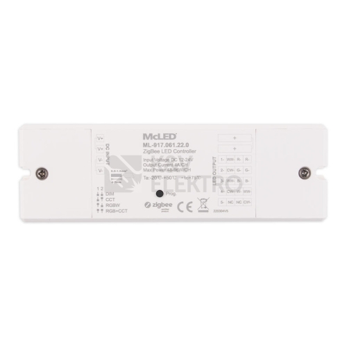 ZigBee přijímač pro ovladače CCT RGB RGBW RGB+CCT McLED ML-917.061.22.0