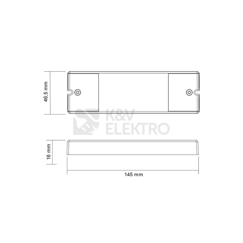 Obrázek produktu ZigBee přijímač pro ovladače CCT RGB RGBW RGB+CCT McLED ML-917.061.22.0 5