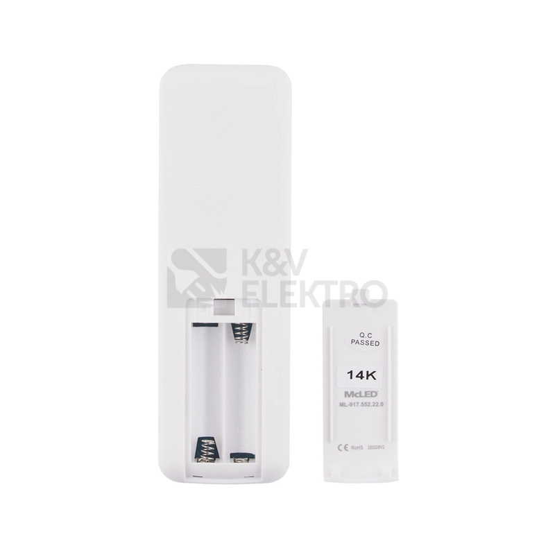 Obrázek produktu ZigBee dálkové ovládání McLED pro RGB RGB+W RGB+CCT LED pásky ML-917.552.22.0 1