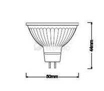 Obrázek produktu LED žárovka GU5,3 MR16 OSRAM PARATHOM 3,8W (35W) neutrální bílá (4000K), reflektor 12V 36° 3