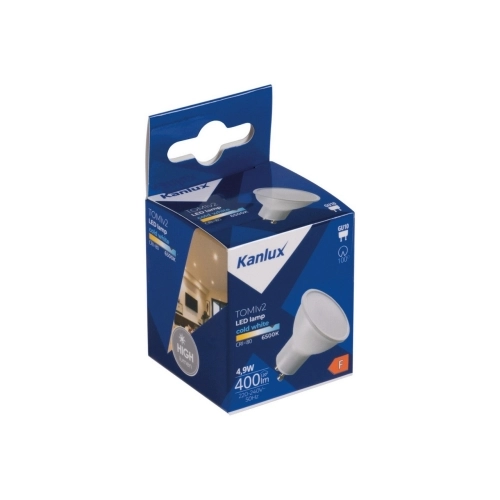 LED žárovka GU10 Kanlux 4,9W (40W) studená bílá (6500K), reflektor 100° 34966 (obrázek 11)