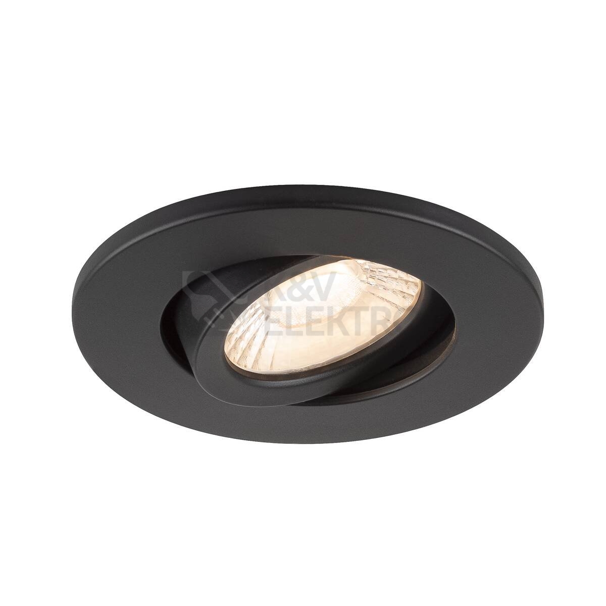 Obrázek produktu Kryt svítidla SLV UNIVERSAL DOWNLIGHT PHASE výkyvný kulatý černý 1007091 2