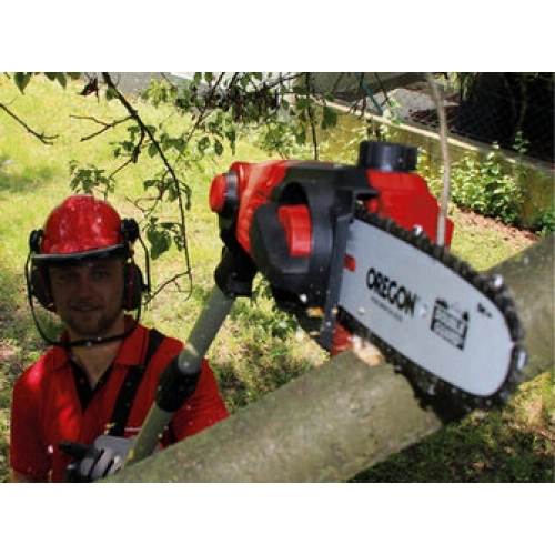 Aku řetězová pilka na větve 20cm / nůžky na živý plot 40cm na tyči Einhell GE-HC 18 Li T-Solo 3410800 bez nabíječky a baterie (obrázek 7)