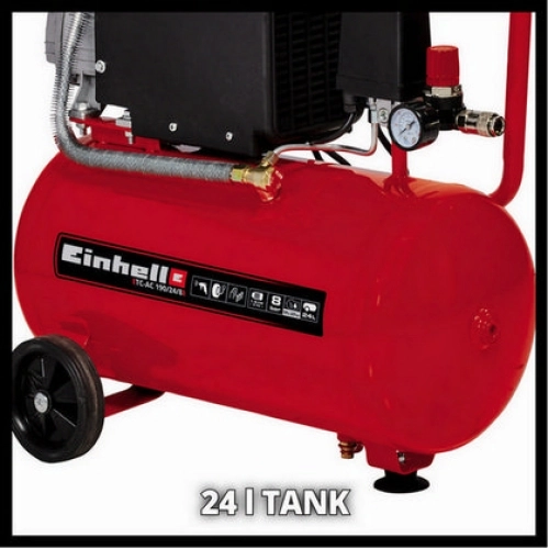 Olejový kompresor Einhell TC-AC 190/24/8 4007325 1500W 24L 8bar (obrázek 3)