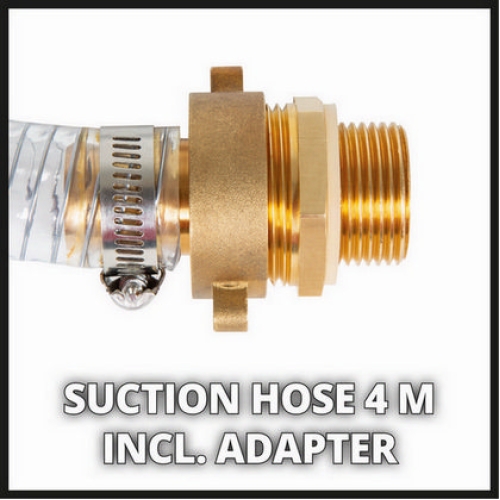 Sací hadice 1″ 4m mosaz Einhell 4173630