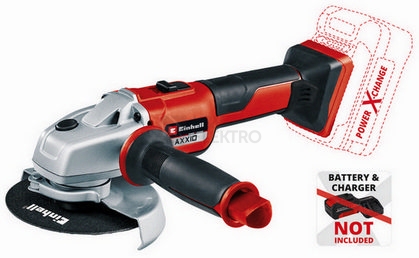 Obrázek produktu Aku úhlová bruska 125mm Einhell AXXIO 4431140 bez nabíječky a baterie 0