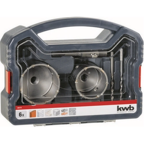 KWB sada vykružováků 68+82mm s karbidovou špičkou Quality 49499176