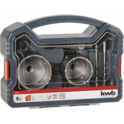  KWB sada vykružováků 68+82mm s karbidovou špičkou Quality  49499176