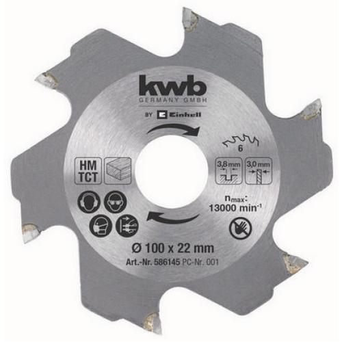 KWB kotouč k lamelovací frézce 100x22x3,8 49758941