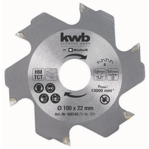 KWB kotouč k lamelovací frézce 100x22x3,8 49758941