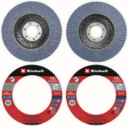 KWB brusné kotouče skládané 2ks na kov 115x40/80 49795505