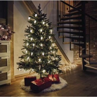 Obrázek produktu LED vánoční věnec 38cm EMOS DCTW18 vnitřní použití 3xAA teplá bílá s časovačem 6