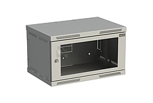 Obrázek produktu Nástěnný datový rozvaděč 19" výška 6U (356mm) H=400mm Š=600mm šedý Solarix SENSA-6U-64-11-G 0