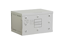 Obrázek produktu Nástěnný datový rozvaděč 19" výška 6U (356mm) H=400mm Š=600mm šedý Solarix SENSA-6U-64-11-G 1