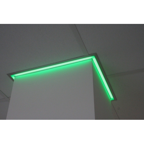 Hliníkový profil S pro LED pásek – barva stříbrná 094062