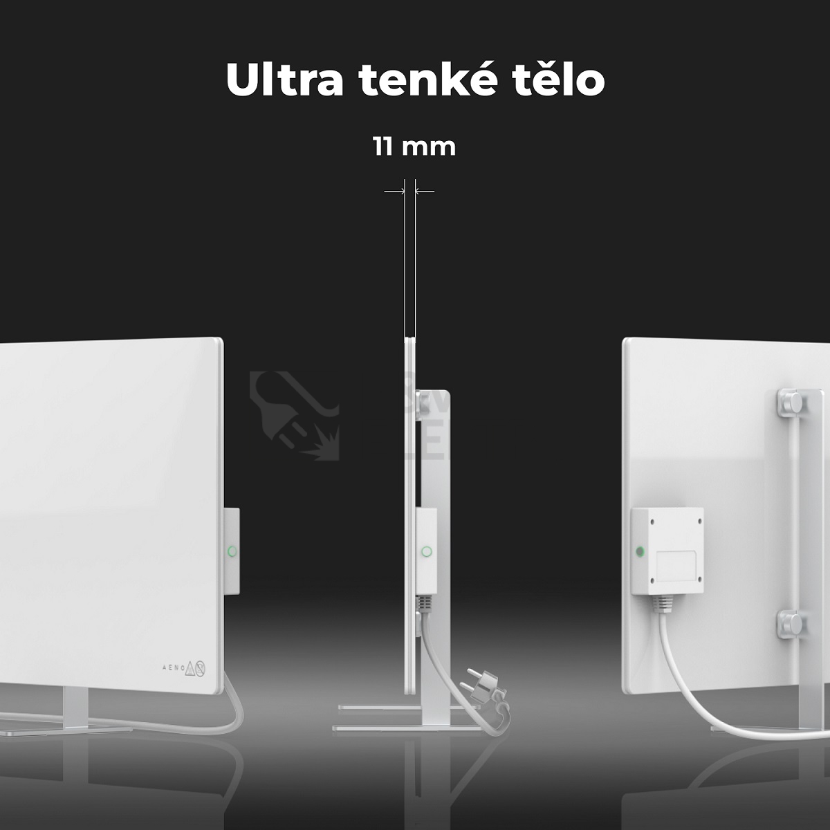 Obrázek produktu  Teplovzdušný infra konvektor AENO GH1S 700W AGH0001S WiFi bílý 1