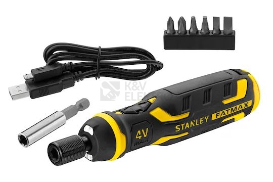 Obrázek produktu  Aku šroubovák Stanley FatMax FMHT66719-0 4V 1,5Ah včetně sady bitů 1