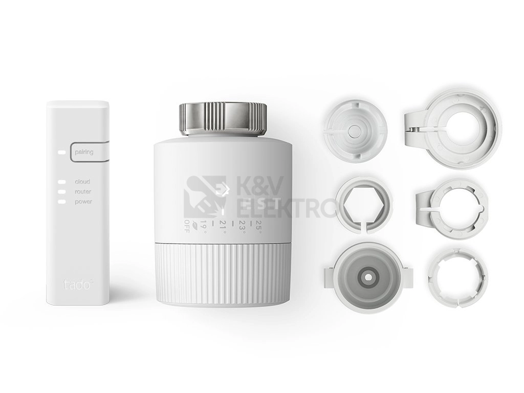 Obrázek produktu Chytrá termostatická hlavice tado° BASIC Starter Kit 104532 včetně Bridge 2