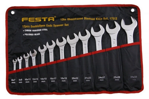 Sada otevřených klíčů FESTA 12ks 6-32mm 17512 (obrázek 3)