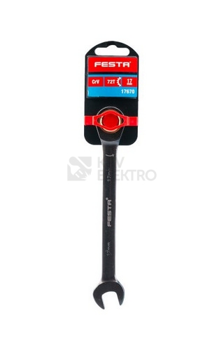 Obrázek produktu Klíč ráčnový FESTA CrV 17mm 72T 17670 1