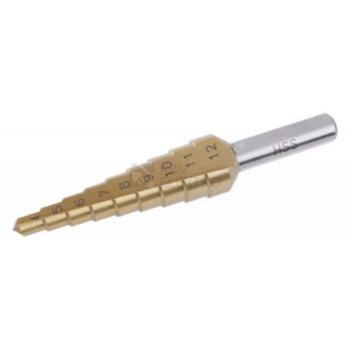 Vrták stupňový FESTA HSS TiN 4-12mm 9 stupňů 20489