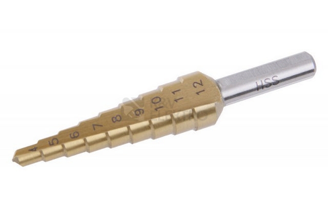Obrázek produktu Vrták stupňový FESTA HSS TiN 4-12mm 9 stupňů 20489 0