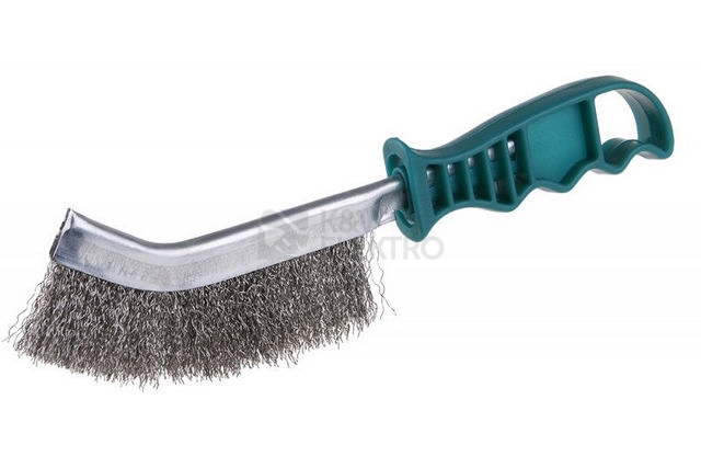 Obrázek produktu Kartáč ruční nerez vlnitý 270mm plastová rukojeť 22036 0