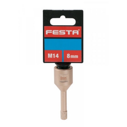Korunka vykružovací FESTA diamantová 8mm M14 na obklady a dlažbu 24761