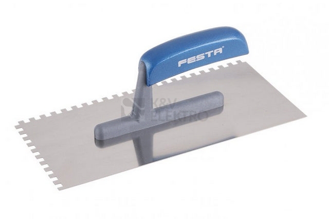 Obrázek produktu Hladítko FESTA nerez dřevěná rukojeť 280x130mm zub e6 31111 0