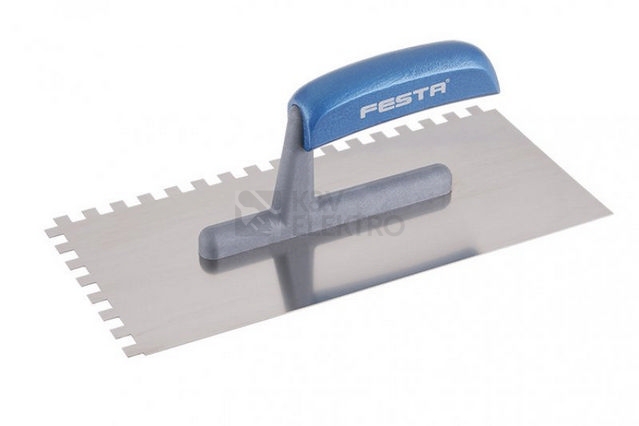 Obrázek produktu Hladítko FESTA nerez dřevěná rukojeť 280x130mm zub e8 31121 0