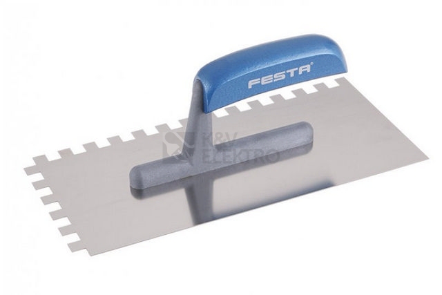 Obrázek produktu Hladítko FESTA nerez dřevěná rukojeť 280x130mm zub e10 31131 0